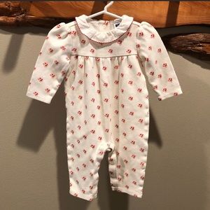Janie and Jack ruffle collar one piece suit